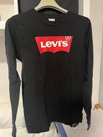 Maglia Levi’s nera uomo/donna a maniche lunghe