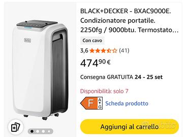 Pinguino Condizionatore 9000 btu Black e Decker