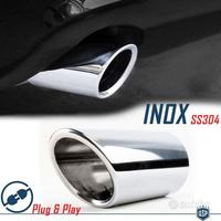 BMW Serie 3 F30 F31 TERMINALE di Scarico Cromato