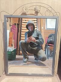 specchio in ferro battuto