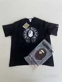 T-shirt bapexchrome hearts