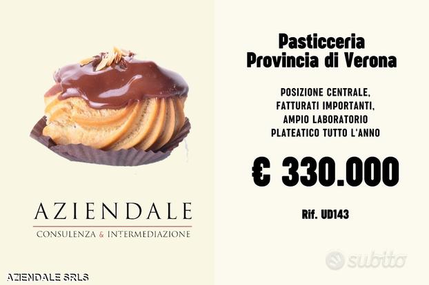 Pasticceria con laboratorio location invidiabile