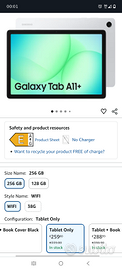 Samsung Galaxy Tab A11+, Wi-Fi, 8GB RAM, 256GB