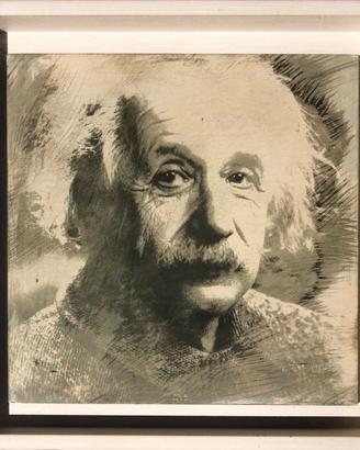 Quadro in ceramica "Albert Einstein"