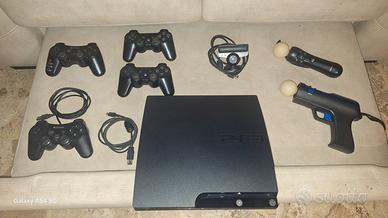 lotto PLAY STATION 3 + GIOCHI + VOLANTE + PS MOVE 