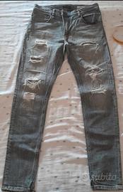 Jeans Antony Morato Slim Fit Grigio Distressed 