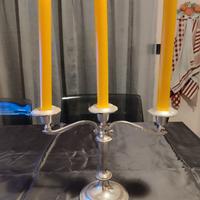 candelabro silverplated