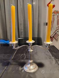 candelabro silverplated