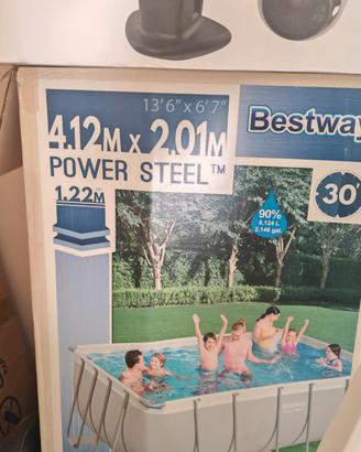 Piscina Bestway 4,12x2,01x1,22