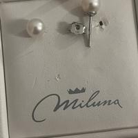 orecchini perle e oro bianco