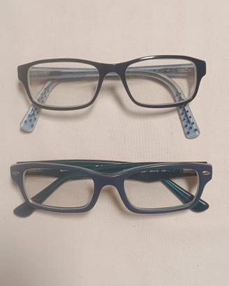 due occhiali da vista rayban e Nike bambini 