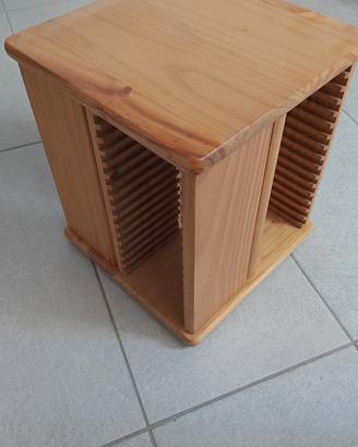 Porta cd in legno