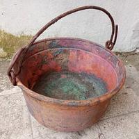 Paiolo Antico in Rame Cm 40 