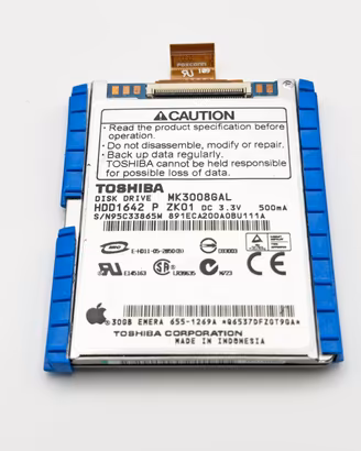 Hard disk Toshiba originale iPod classic 30GB