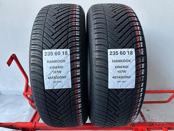 2 gomme 235 60 18 HANKOOK 4STAGIONE