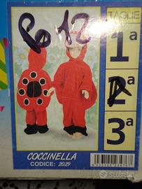 Vestito di carnevale da coccinella