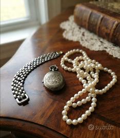bigiotteria: ciondolo, bracciale e collana perle 
