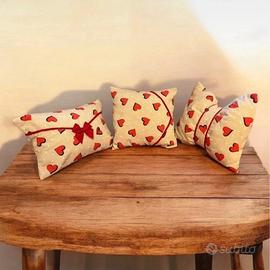 Set di 3 cuscini decorativi