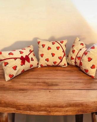 Set di 3 cuscini decorativi