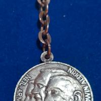 Portachiavi vintage Medaglia 1969 Sbarco uomo sull