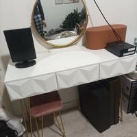 TOELETTA DA TRUCCO PETTINEUSE SPECCHIO LUMINOSO