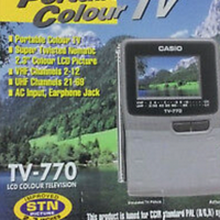 Mini tv portatile casio tv-770 2.3'' a colori