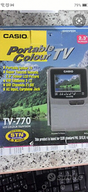 Mini tv portatile casio tv-770 2.3'' a colori