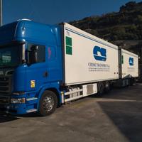 Camion Scania R 520 frigorifero e biga frigorifero