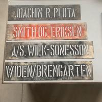 Stencil per carrozzeria vintage