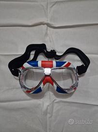Occhiali Moto Vintage Union Jack – Stile Aviatore 