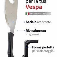 2x gancio blocca riota vespa piu foderi