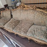 divano stile barocco