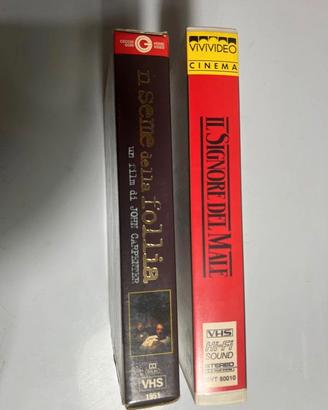 Collezione John Carpenter, VHS rare 1° edizione