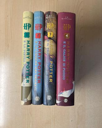 Lotto Harry Potter vol 1-4 Edizione Storica Salani