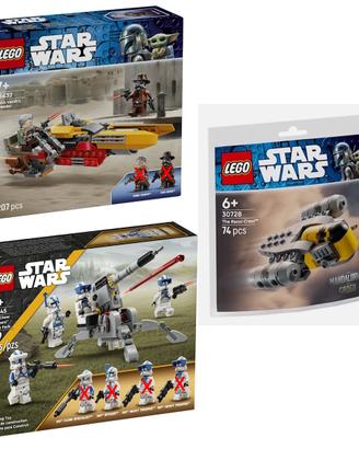 LEGO 75437 Star Wars Speeder di Cobb 75345 Battle