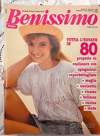 Lotto 10 riviste Benissimo- anni 1982,1989 e1992