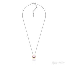 Collana UNOAERRE argento cristallo ametista
