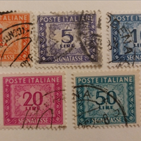Francobolli Italia 1947 - Segnatasse Usati