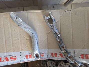 Giunto ancora catena accciaio zincato 8mm VENDUTO