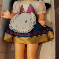 Bambola vintage anni 50 altezza 70cm