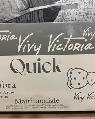 Completo lenzuola matrimoniale grigio nuovo