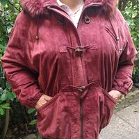 Giacca donna Montgomery vera pelle colore bordeaux