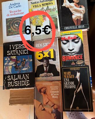 Lotto 8 libri misti