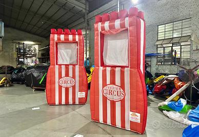 Teatrino  gonfiabile marionette burattini gioco