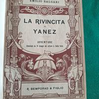 libro La rivincita di Yanez di e.salgari 1924