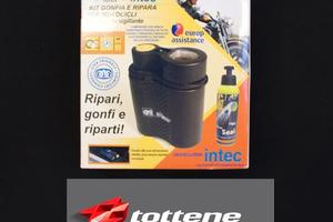 Gonfia e ripara per moto (Tubless/ camera d'aria)