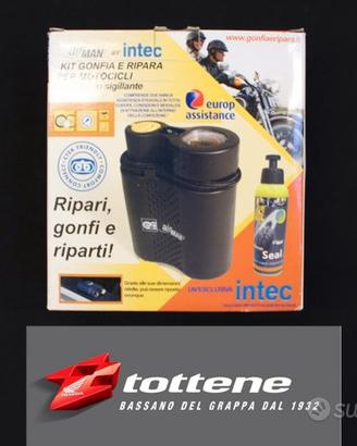Gonfia e ripara per moto (Tubless/ camera d'aria)
