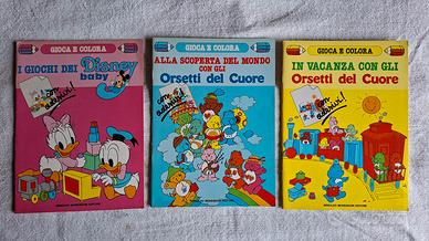 3 Album da colorare 1987-Disney Orsetti del cuore