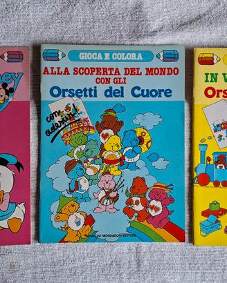 3 Album da colorare 1987-Disney Orsetti del cuore