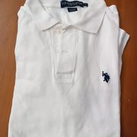 U.S. POLO ASSN. polo uomo bianca tg. M
